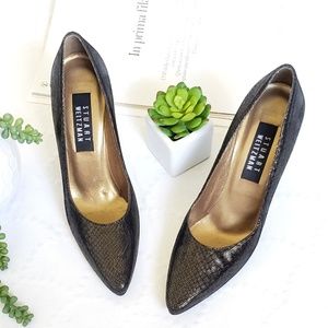 🌵SALE🌵Stuart Weitzman Metallic Snakeskin Heels